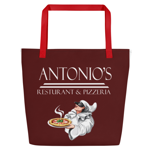 Antonio's All-Over Print Large Tote Bag