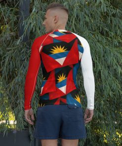Alternative view of Antigua Flag Men's Rash Guard