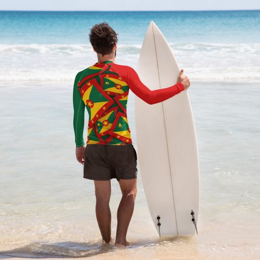 Grenada Men's Rash Guard - Image 2