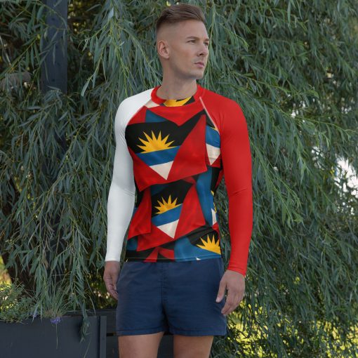 Antigua Flag Men's Rash Guard