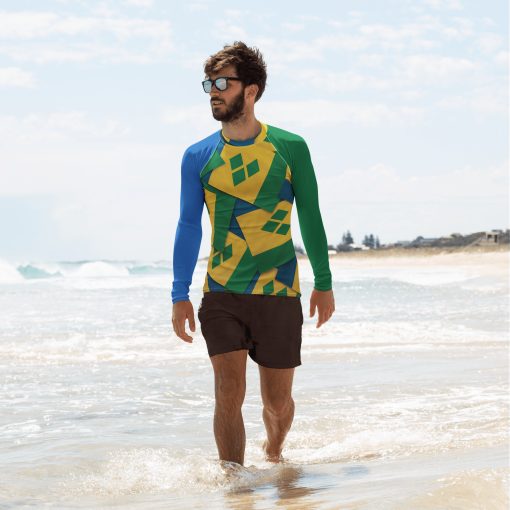 St. Vincent & Grenadines Men's Rash Guard