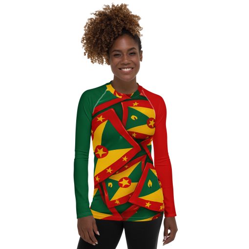 Grenada Women's Rash Guard - Image 2