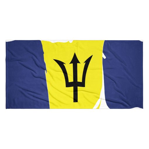 Barbados Flag Towel - Image 2