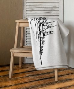 Alternative view of Raft Up by Kristel Lake Beach Towel White