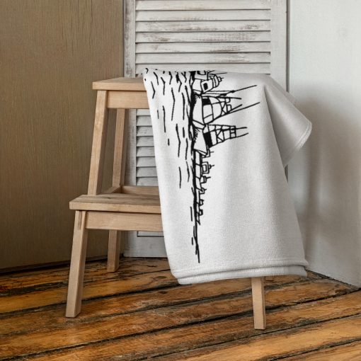 Kristel Lake "Raft Up" Beach Towel White - Image 2