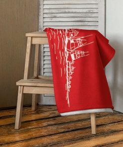 Alternative view of Raft Up by Kristel Lake Beach Towel Red