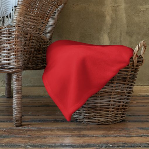 Kristel Lake "Raft Up" Throw Blanket Red - Image 4