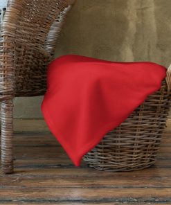 Alternative view of Raft Up by Kristel Lake Throw Blanket Red