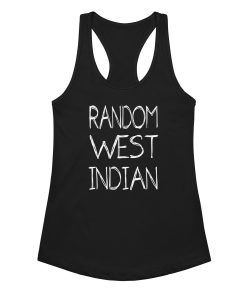 Random Women’s fitted racerback tank top black