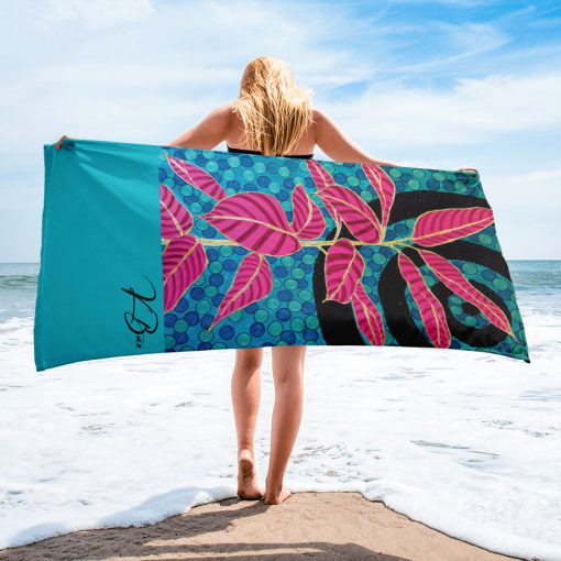 Flower By Kristianne Buxo Towel