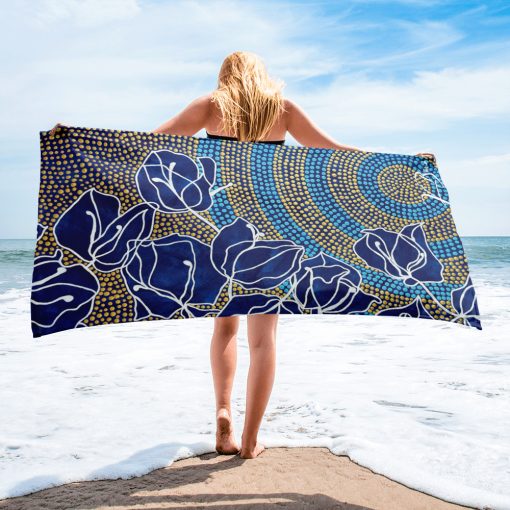 Bougainvillea by Kristianne Buxo Towel
