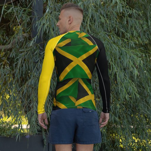 Jamaica Men's Rash Guard - Image 2
