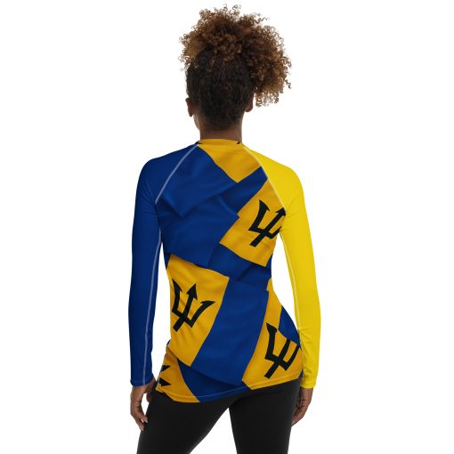 Barbados Women's Rash Guard - Image 5