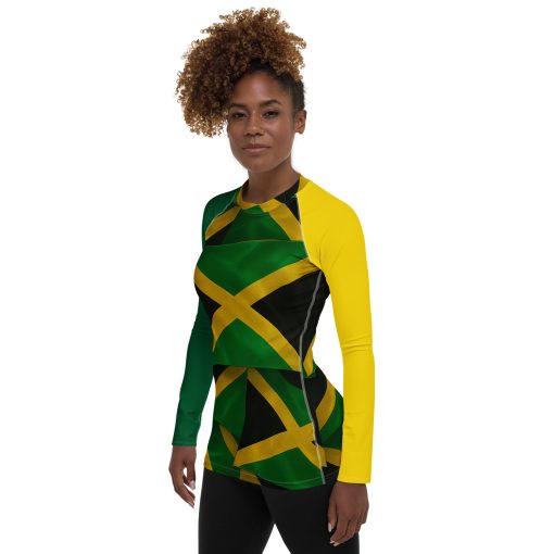 Jamaica Women's Rash Guard - Image 3