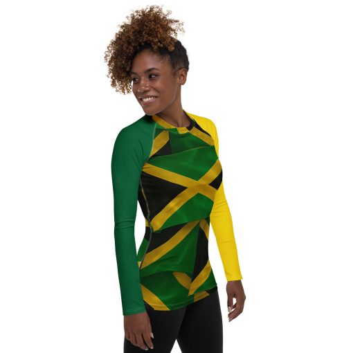 Jamaica Women's Rash Guard - Image 4