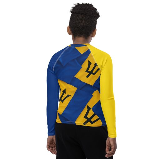 Barbados Youth Rash Guard - Image 5