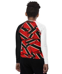 Alternative view of Trinidad Flag Youth Rash Guard