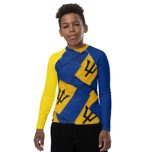 Barbados Youth Rash Guard - Image 4