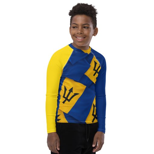 Barbados Youth Rash Guard - Image 7