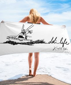 DDi Life By Kristel Lake Beach Towel White