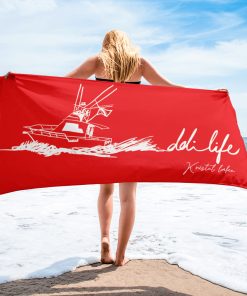 DDi Life By Kristel Lake Beach Towel Red
