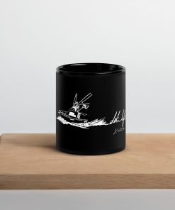 DDi Life By Kristel Lake Black Glossy Mug
