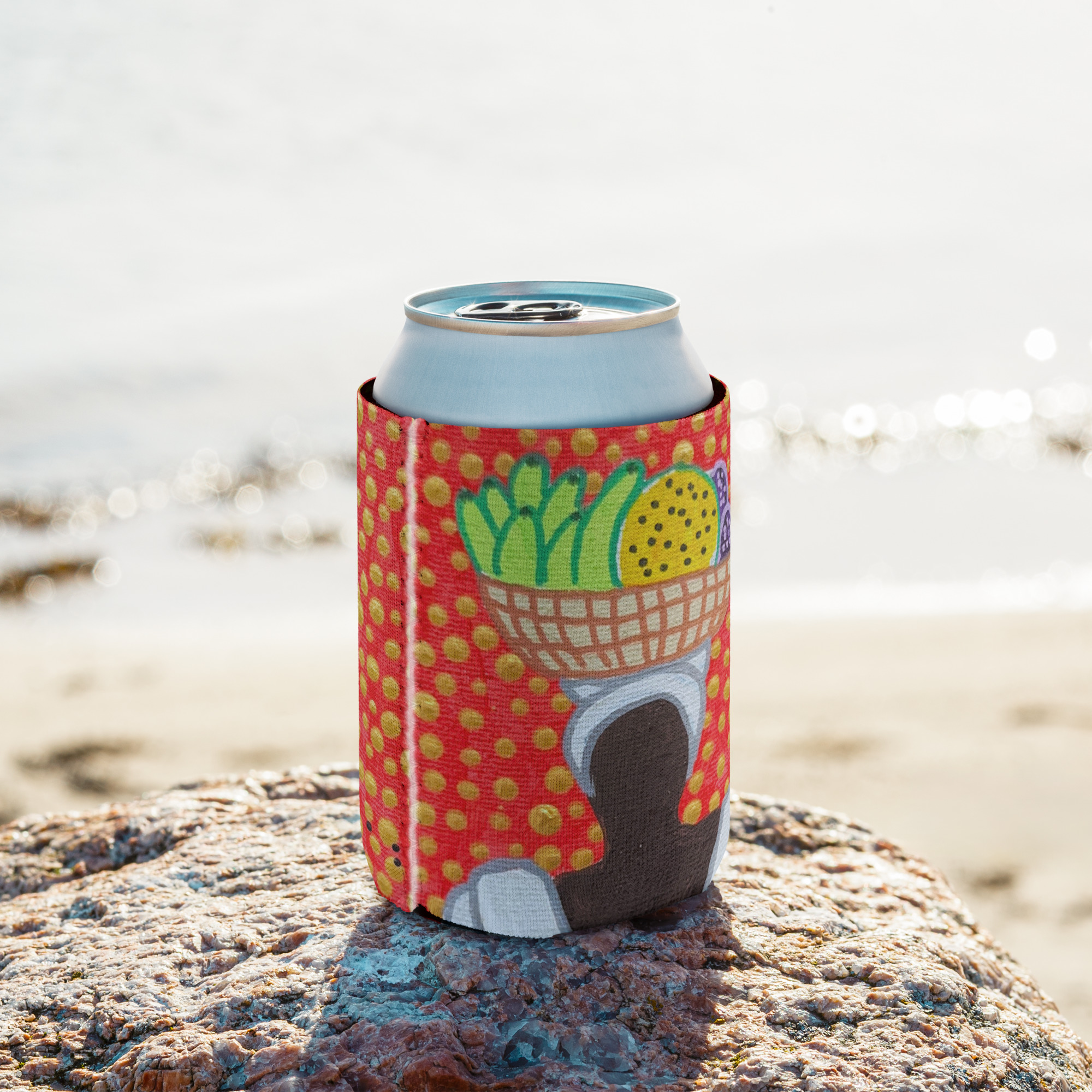 Market Lady 8 by Kristianne Buxo Can cooler