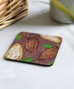 Cocoa by Gihan Batihk Cork-back coaster