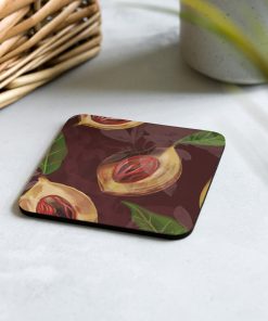 Nutmeg by Gihan Batihk Cork-back coaster