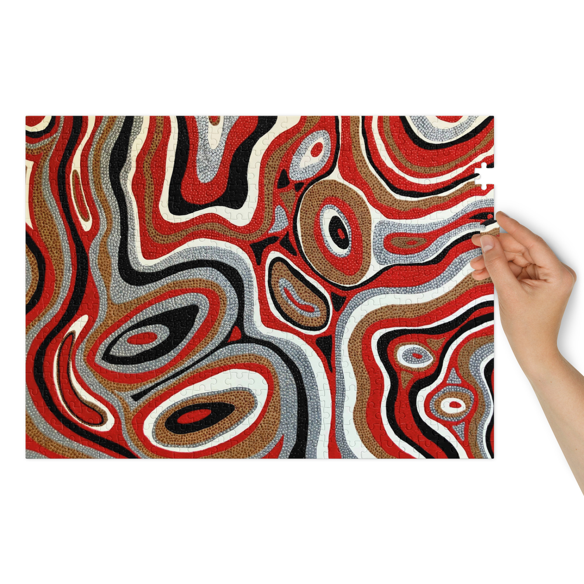 Ebb By Kristianne Buxo Jigsaw Puzzle With Tin