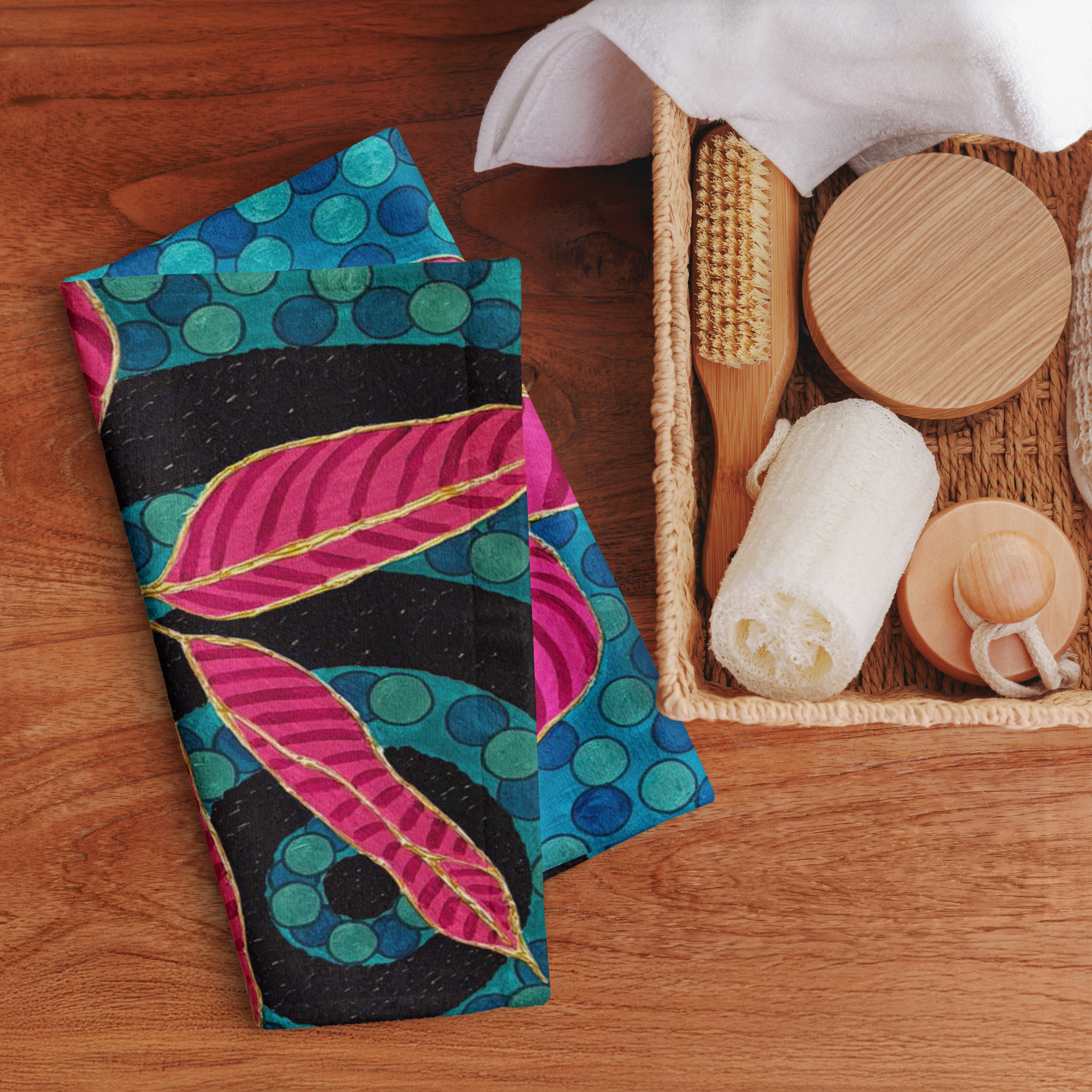 Flower By Kristianne Buxo Hand towel