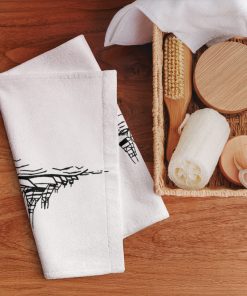 Raft Up by Kristel Lake Hand Towel White