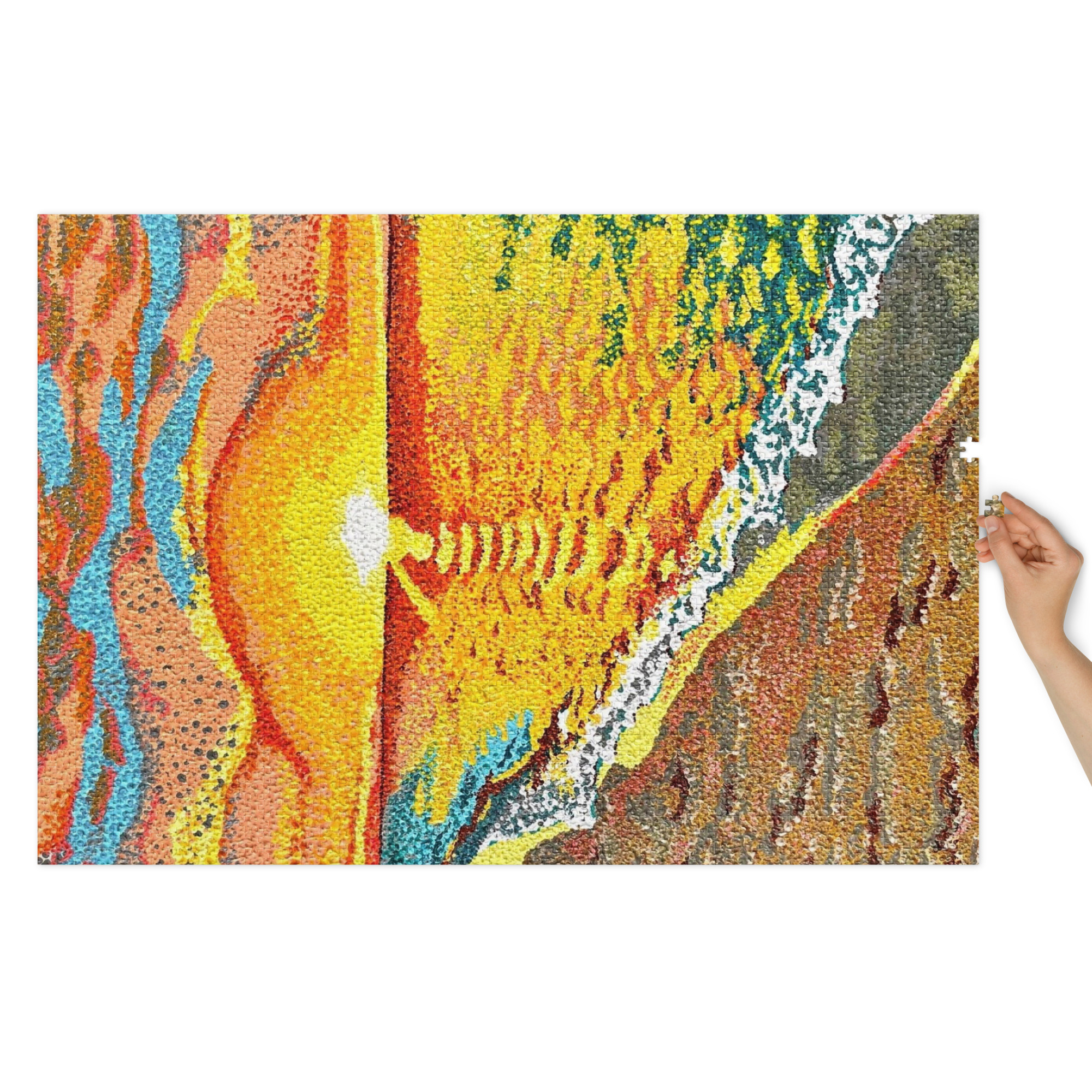 Flow By Kristianne Buxo Jigsaw Puzzle With Tin - Image 3