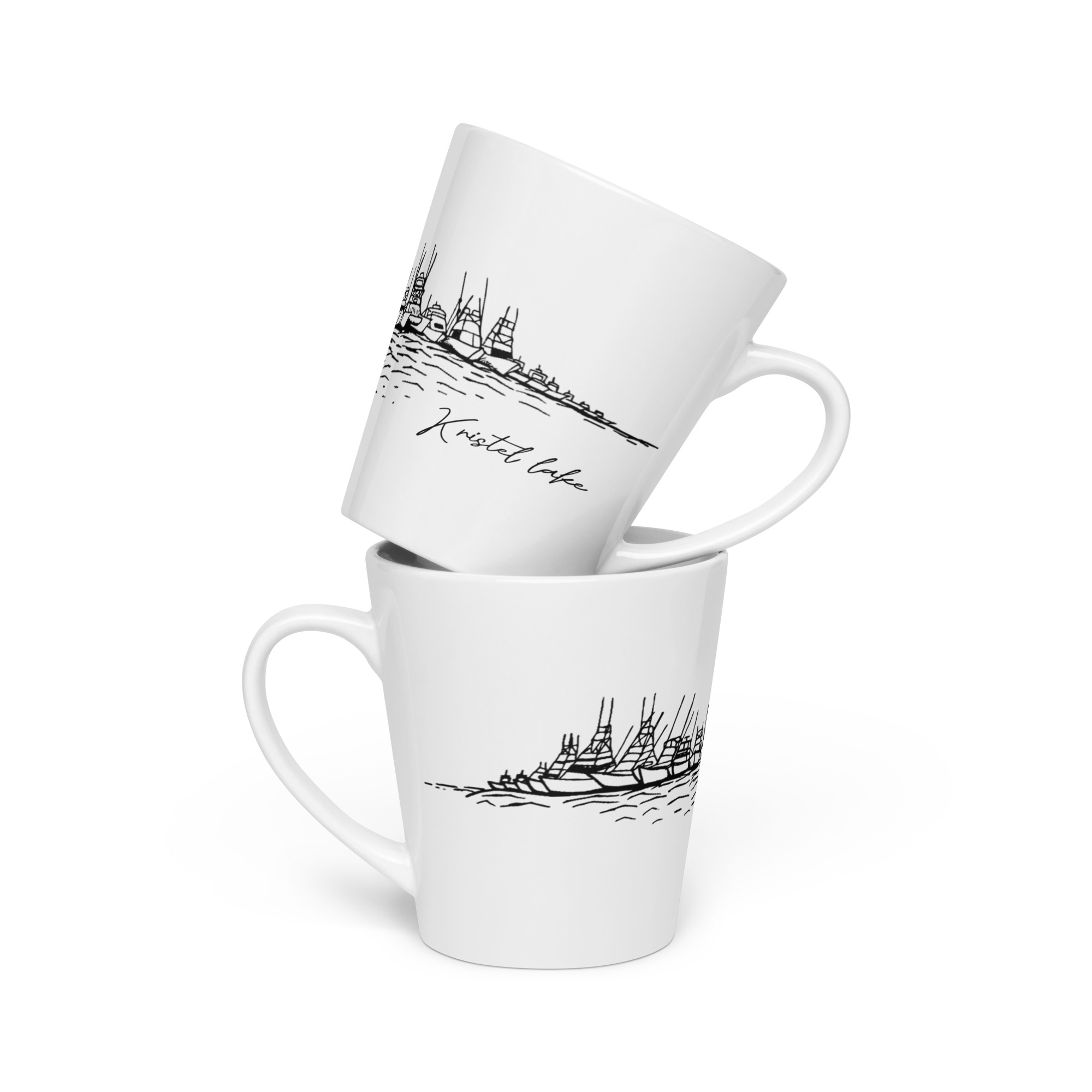 Raft Up by Kristel Lake Latte Mug
