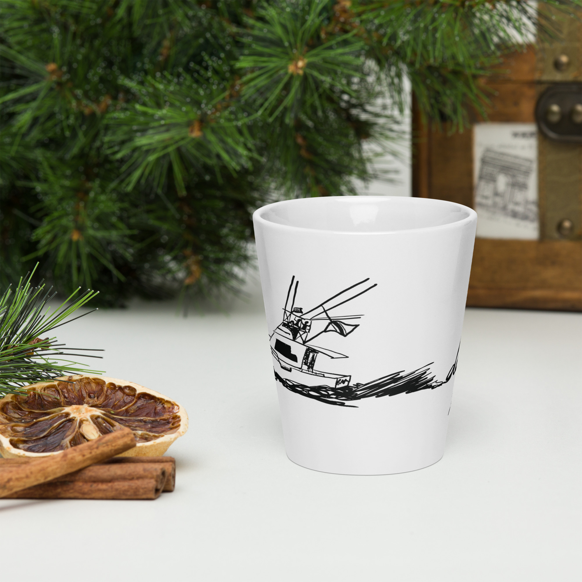 DDi by Kristel Lake Latte mug