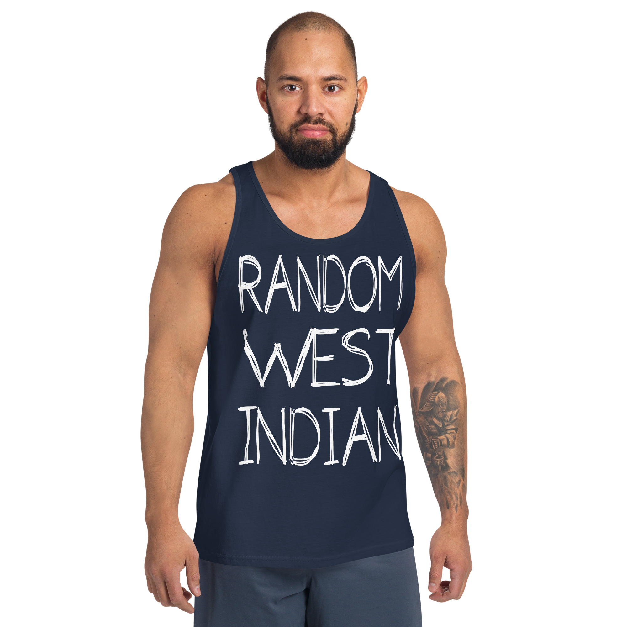 Random West Indian Men's Tank Top - Image 2