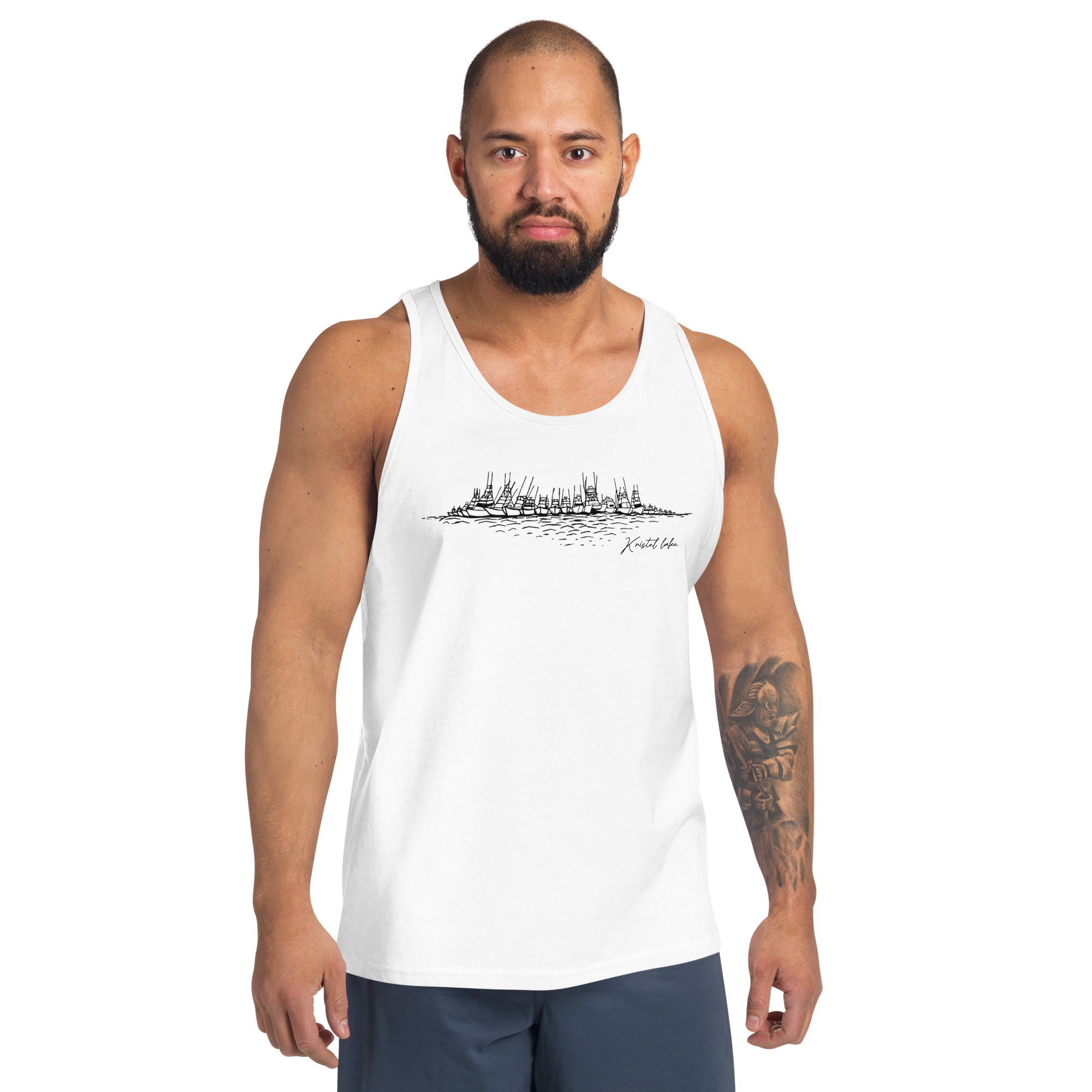 Raft Up by Kristel Lake Men's Tank Top - Image 2
