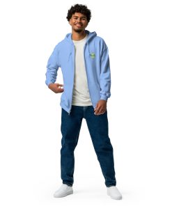 Alternative view of Grenada Independence Unisex heavy blend zip hoodie