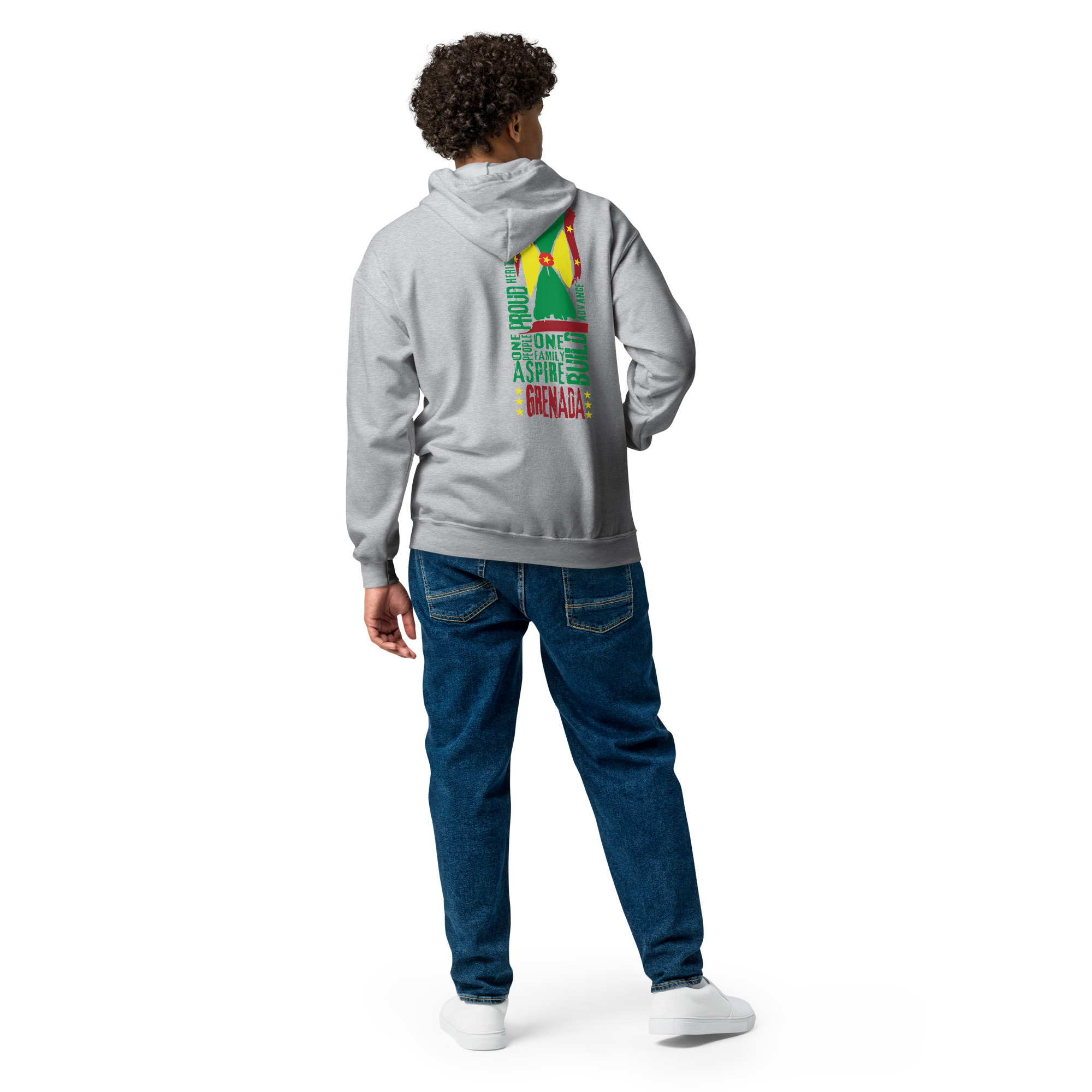 Grenada Independence Unisex heavy blend zip hoodie - Image 6