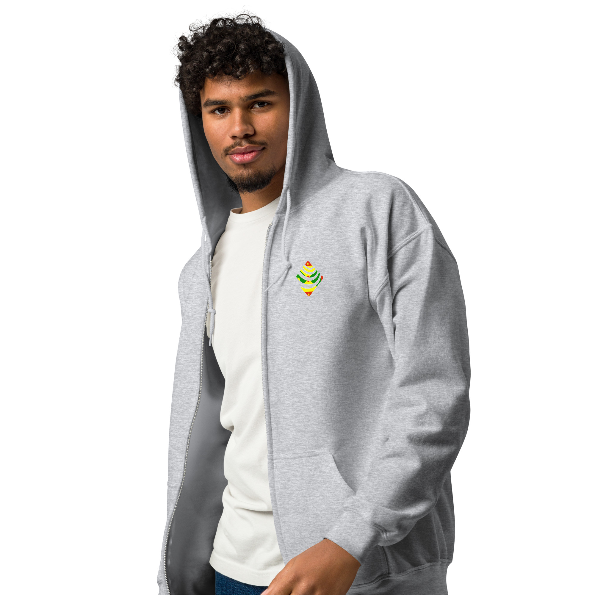 Grenada Independence Unisex heavy blend zip hoodie - Image 7