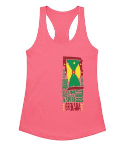 Alternative view of Grenada Independence Women’s fitted racerback tank top