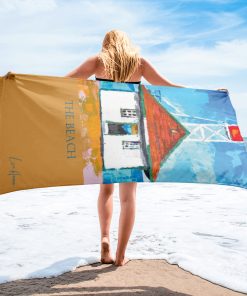 The Beach by Lisa Herrera Beach Towel