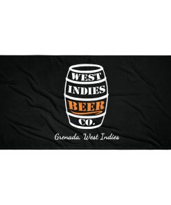 Alternative view of West Indies Beer Co. Beach Towel (Black)