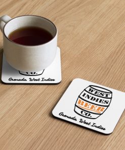 West Indies Beer Co. cork-back coaster